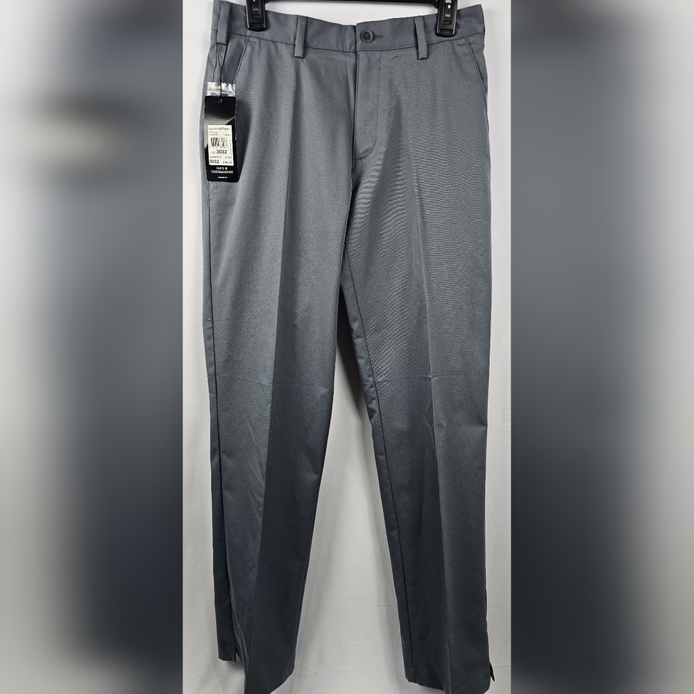 Adidas Puremotion Flat Front Golf‎ Pants Mens Size 30x32 Gray NWT